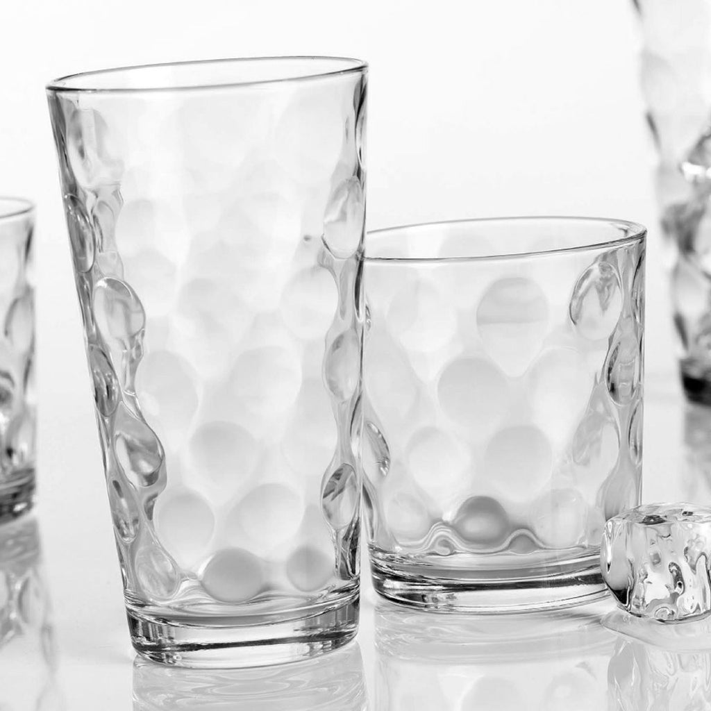 Home Essentials Eclipse 16 Piece Glassware Set