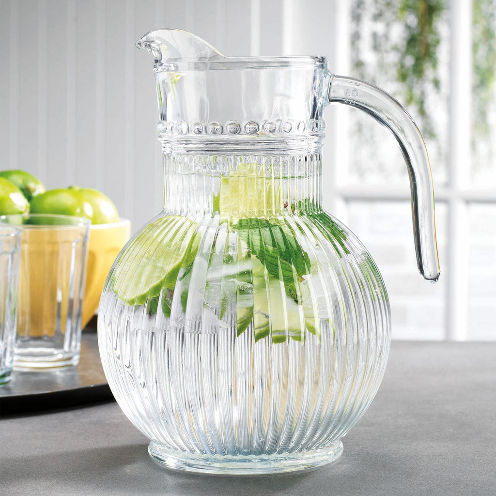 62.5 OZ DIAMOND FRIDGE PITCHER WITH PLASTIC LID