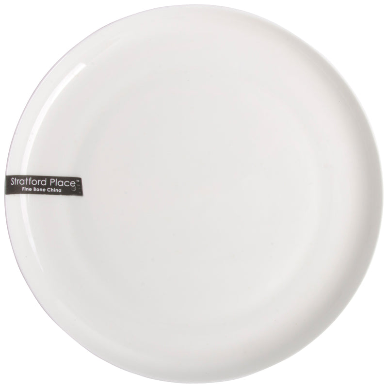 10.5" WHITE BONE COUPE DINNER PLATE S/4