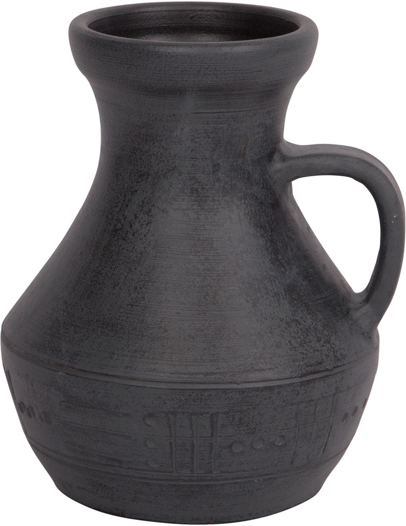 14"H BLACK PATTERN PITCHER