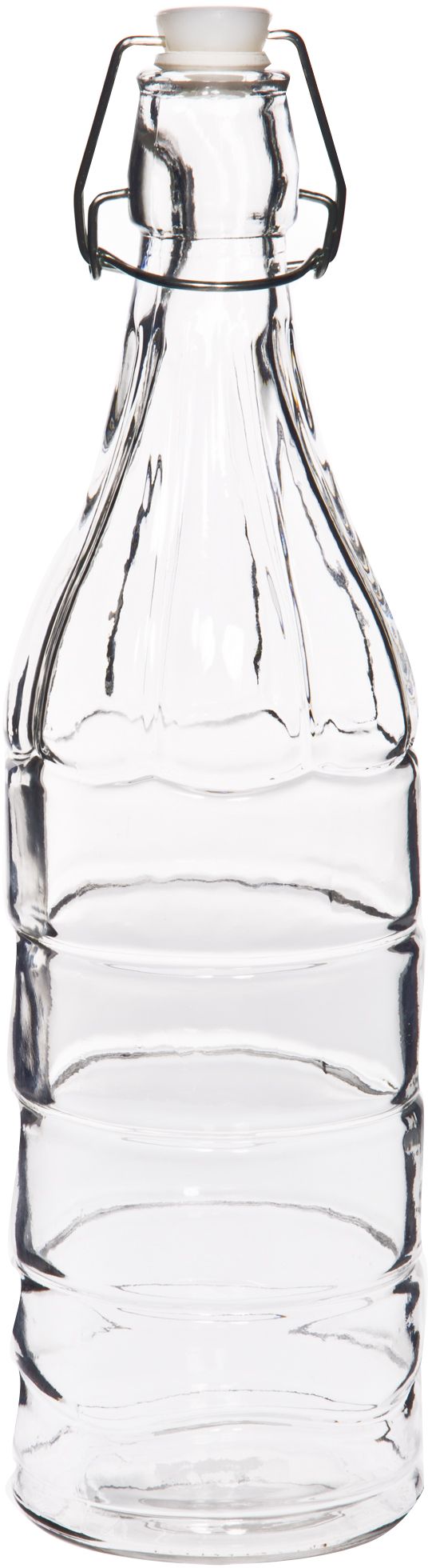 RIBBED CLEAR BOTTLE BAIL & TR