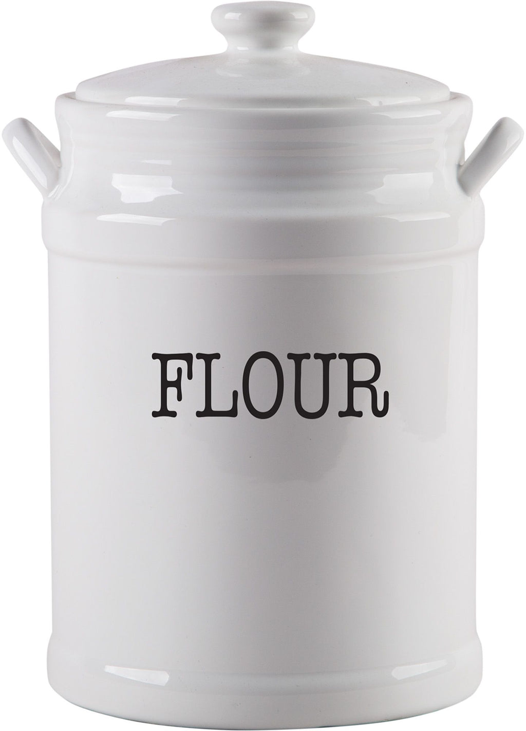Youeon 1.5 Gallon Metal Flour Storage Container with Airtight Lid and  Measuring Scoop, Square Flour Canister with Handle, White Flour Canister  for