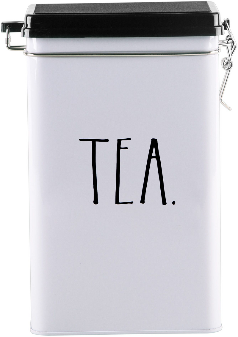 RAE DUNN TIN "TEA" CONTAINER