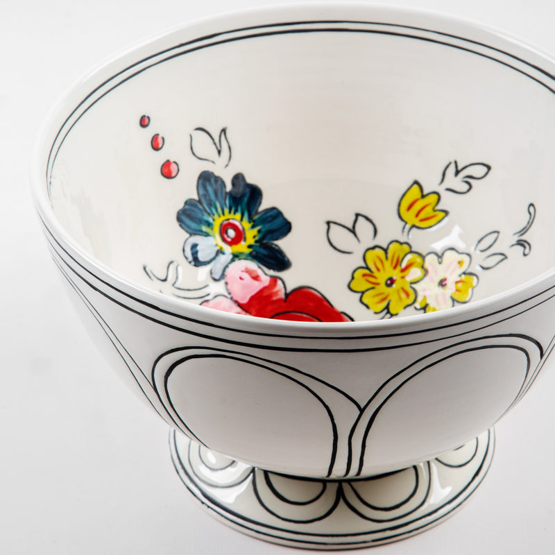 MOLLY HATCH FLOWER PATCH SERVING BOWL