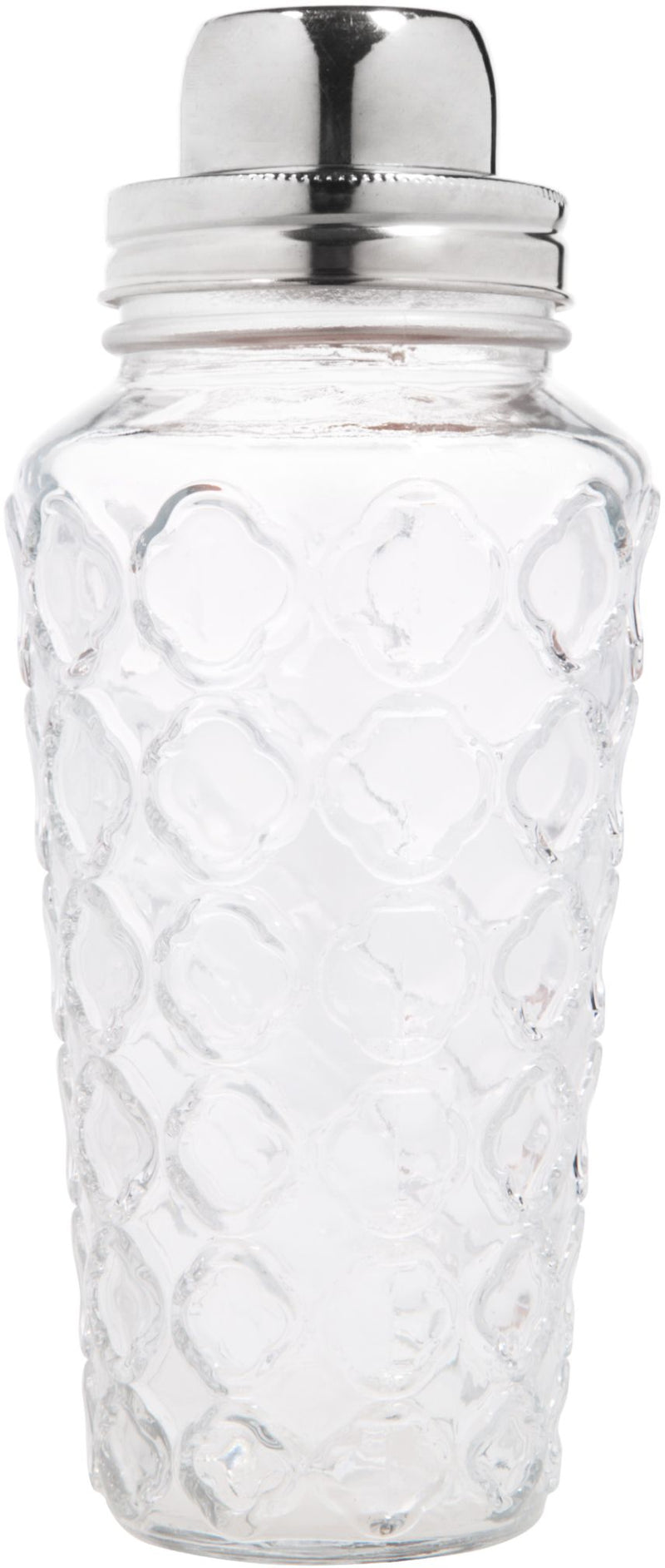 25 OZ QUATREFOIL SHAKER WITH SILVER LID