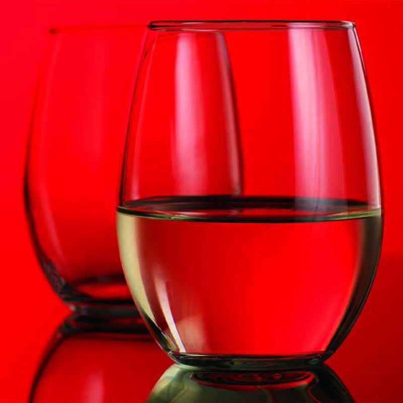 RED SERIES 15 OZ STEMLESS WINE GLASS SET OF 4