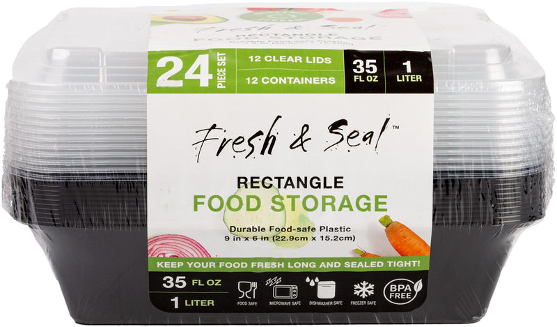 FRESH N SEAL 24PC MEAL PREP CONTAINER