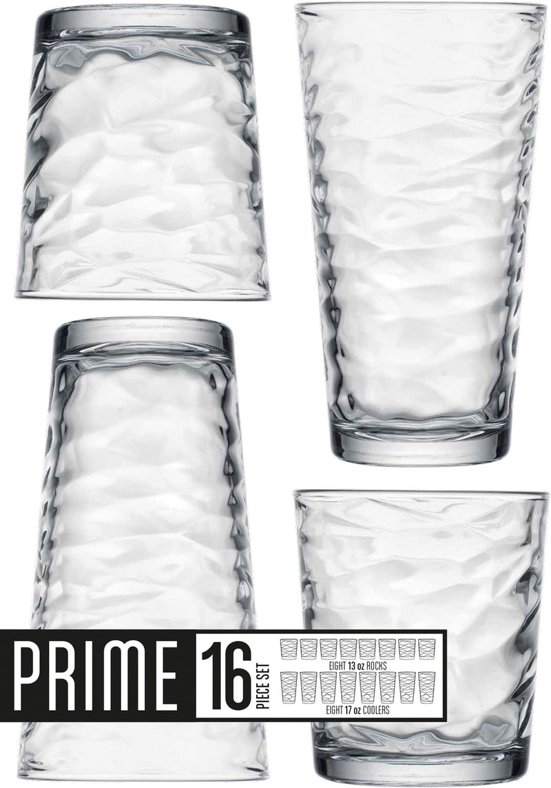 DRINK ORIGAMI 16 PIECE HIBALL & DOF SET