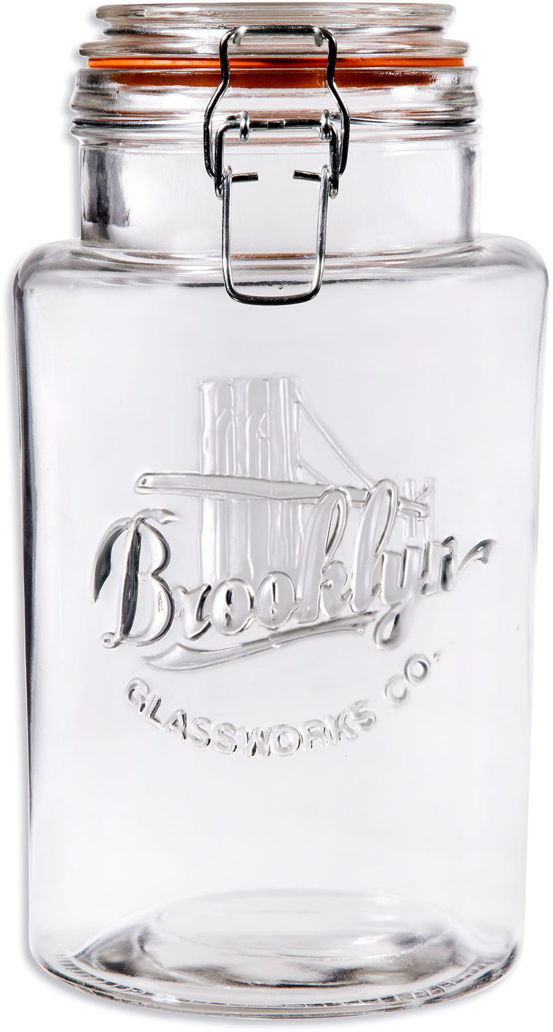 BROOKLYN GLASSWORKS CO. BAIL&TRIGGER 64OZ CANISTER