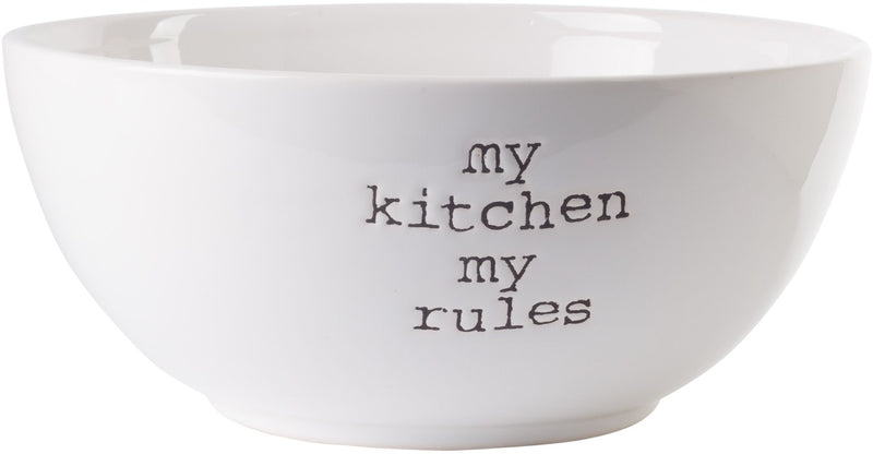 8"D ROUND SERVING BOWLS: MY KITCHEN MY RULES