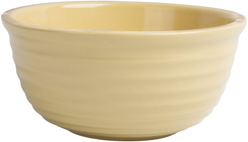 8"D YELLOW RIBBED SALAD BOWL