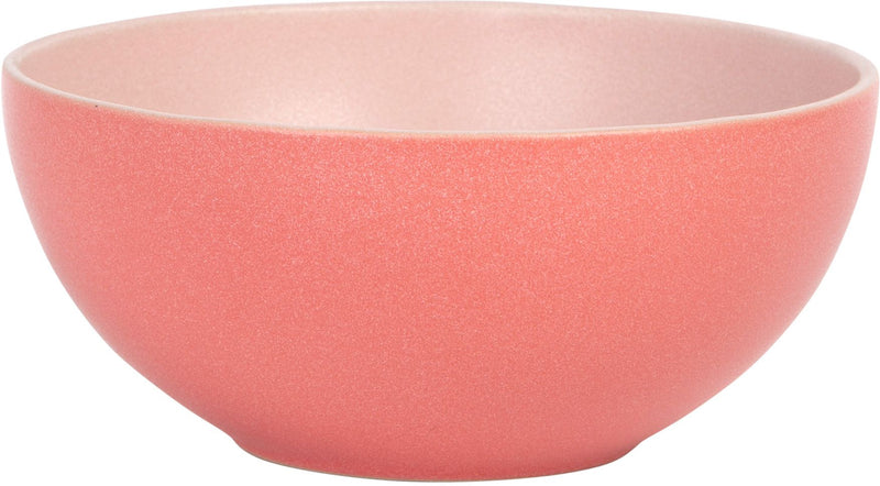 6"D ROUND PINK/PINK 2-TONE SOUP/CEREAL BOWL